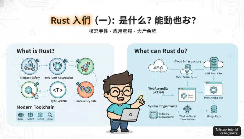 Rust 入门（一）：Rust 是什么？能做什么？