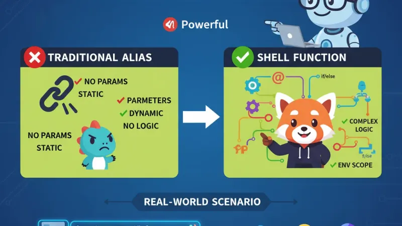 Shell 函数实现命令行 Alias 的高级技巧